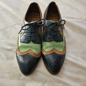 Mona Flying Womans Leather Oxford.sz 10